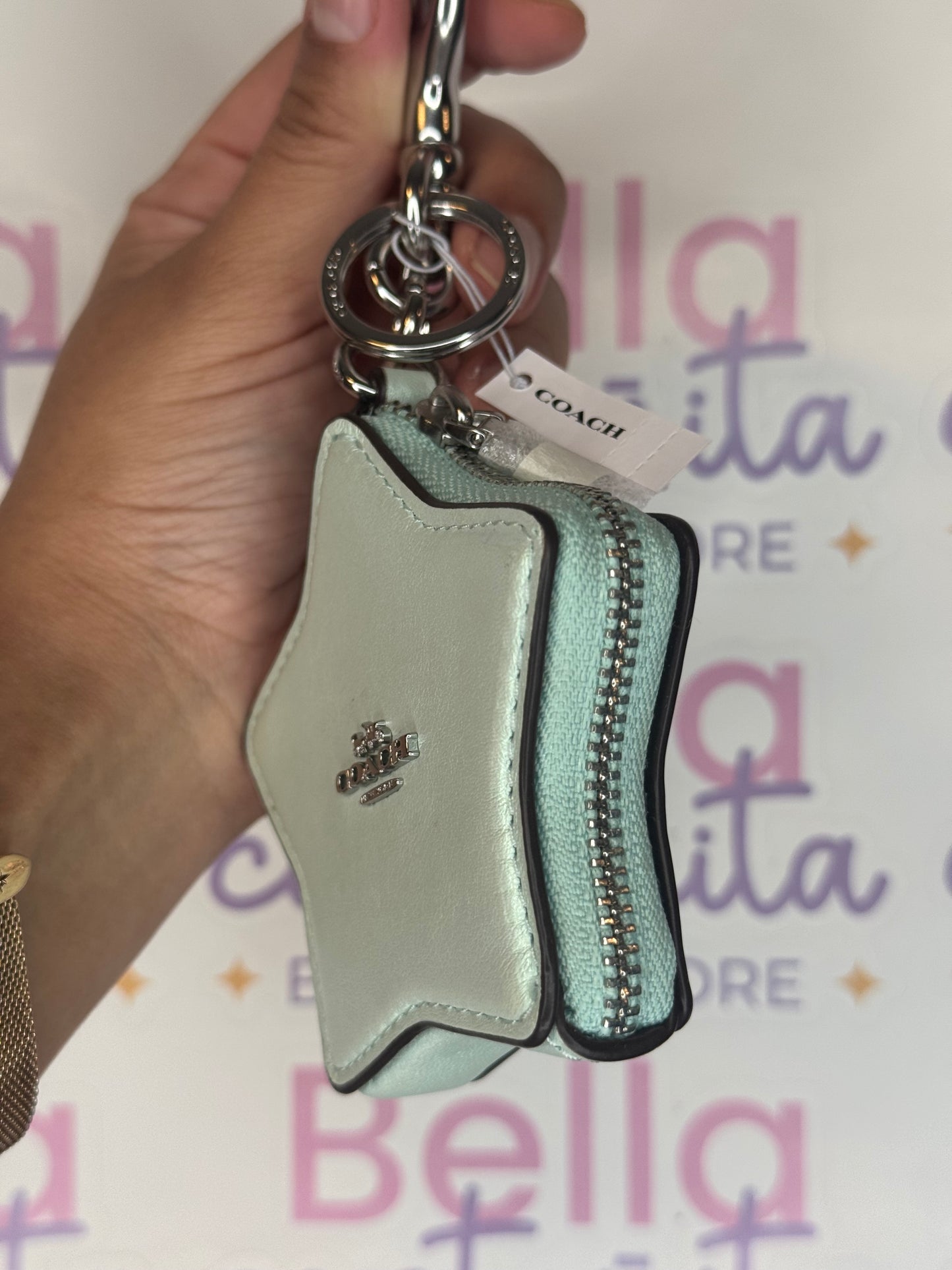 Coach star bag charm