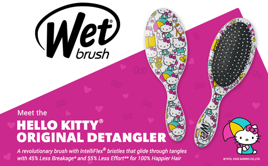 Wetbrush Cepillo Para Cabello Original Detangler Hello Kitty Blanco