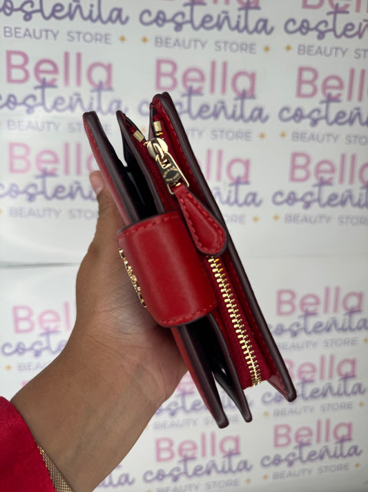 Coach Medium Wallet roja