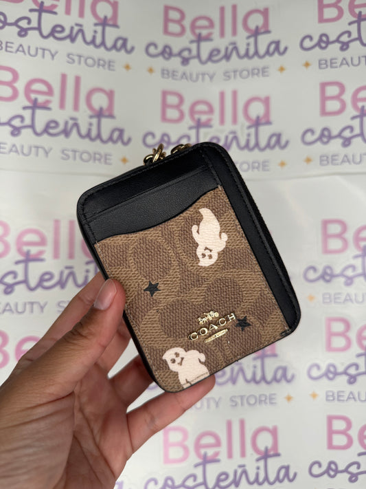 Coach Zip card case - Halloween