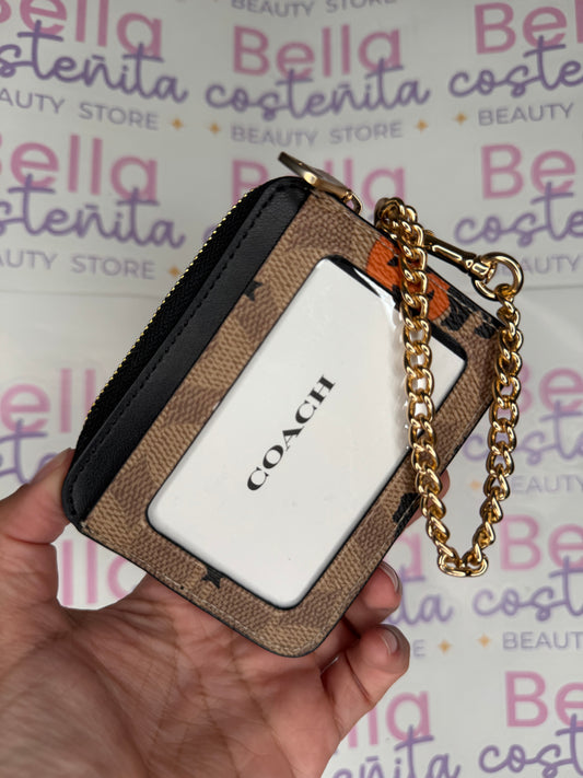 Coach Zip card case - Halloween