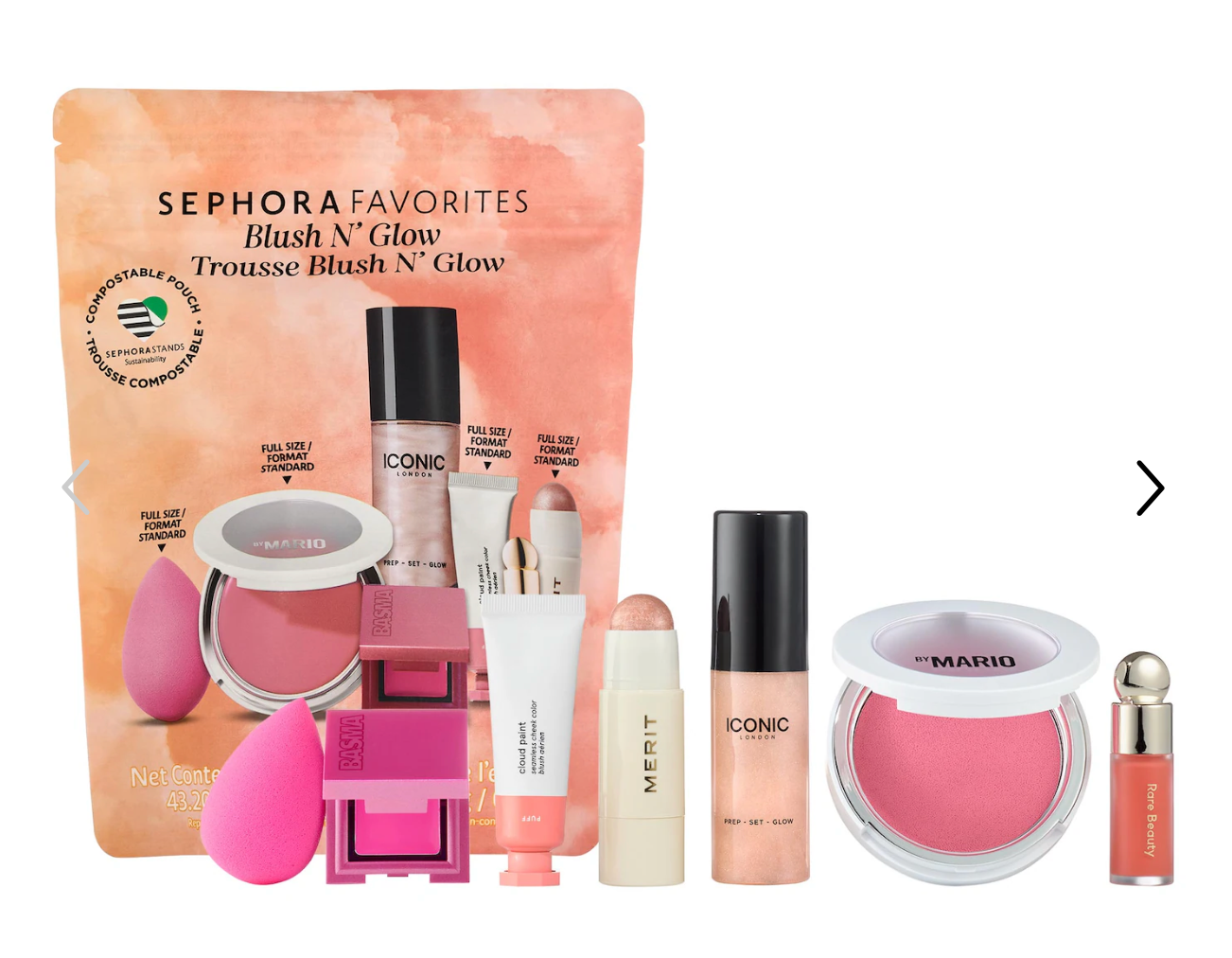 PREORDEN Sephora Favorites Blush N' Glow Blush Makeup Value Set