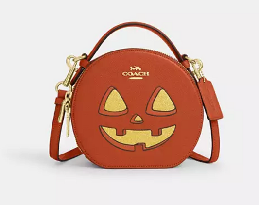 PREORDEN Canteen Crossbody Bag With Halloween Print