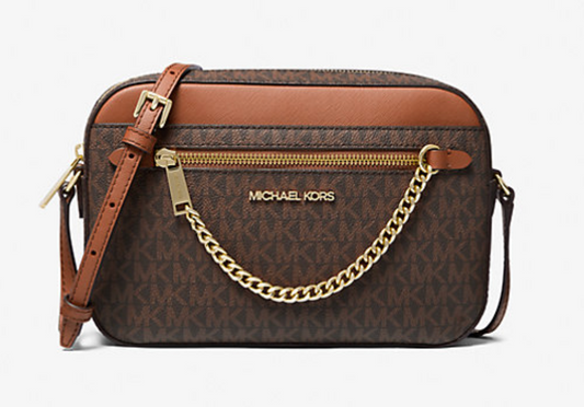 Michael Kors Jet Set Large Logo Crossbody Bag