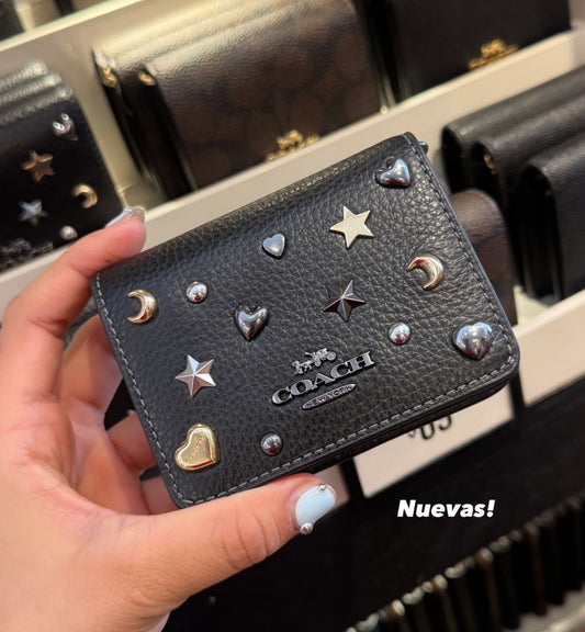 PREORDEN Coach mini Wallet on a chain rivets