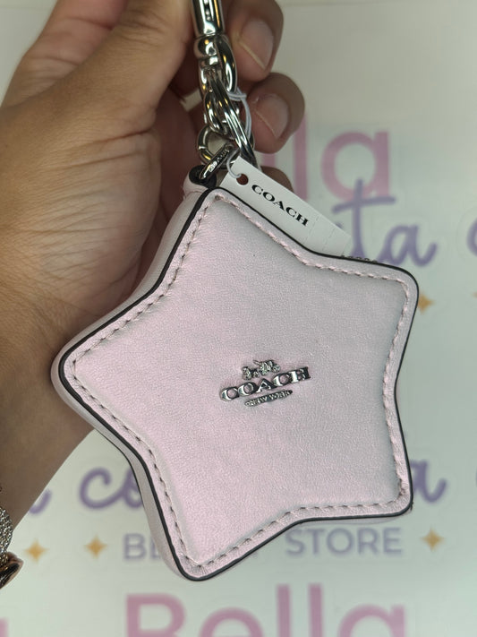 Coach star bag charm