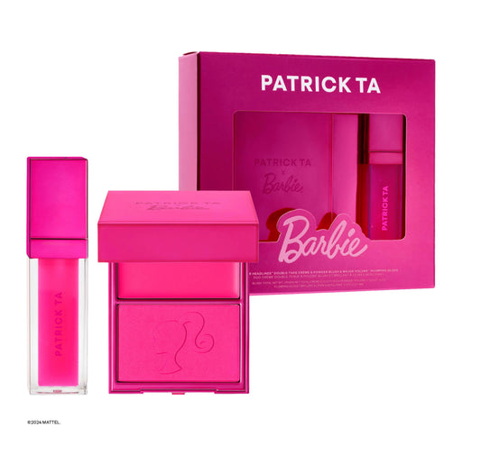 PREORDEN Patrick Ta x Barbie™ Blush Duo and Lip Plumper Set