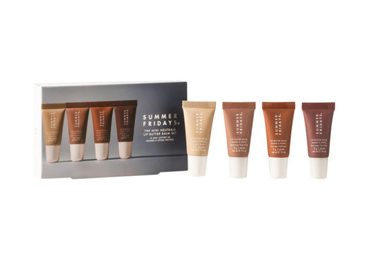 PREORDEN Summer Fridays
The Mini Neutrals Lip Butter Balm Set