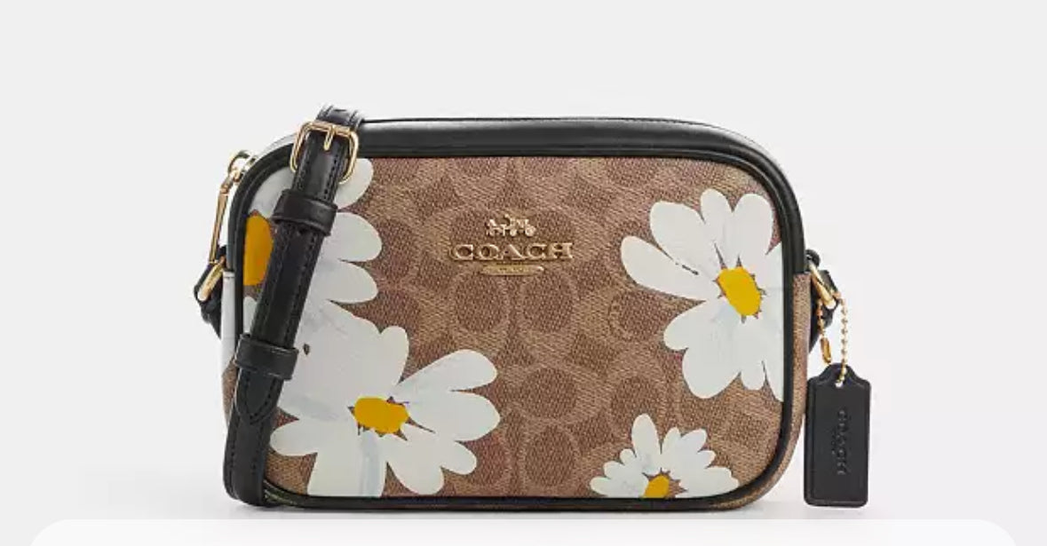 PREORDEN Coach mini Jamie camera bag floral print