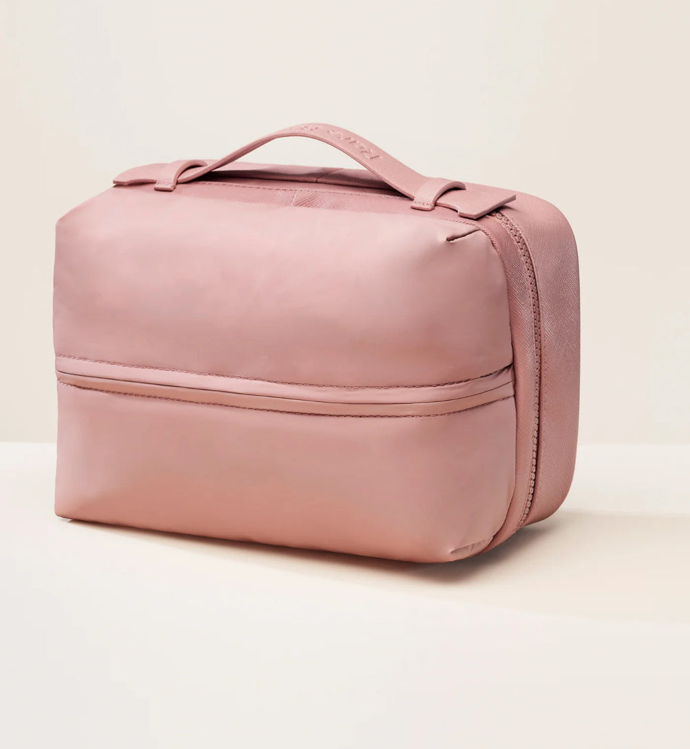 PREVENTA Rare Beauty Puffy Toiletry Bag - Mauve