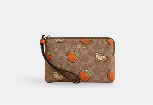 PREORDEN Coach Wristlet - naranja 🍊