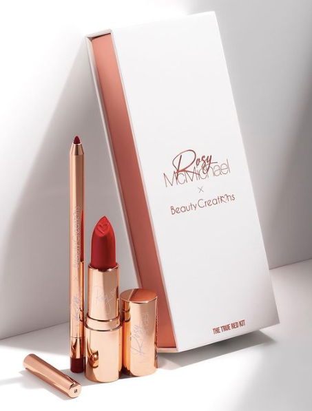 Rosy McMichael x Beauty Creations - The true red lip kit